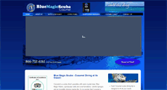 Desktop Screenshot of bluemagicscuba.com